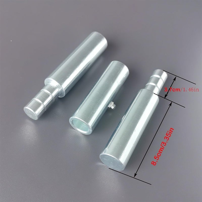 MANNIFEN Weld On Trailer Ramp Hinge 10", Heavy Duty Greasable Ramp Door Hinges, Zinc Plated (2Pack) - Image 2